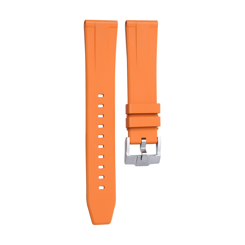 Dây Cao Su Màu Cam Dòng Phổ Thông Đa Dụng Khóa Đơn 18mm-24mm (Kích Thước Tiêu Chuẩn)