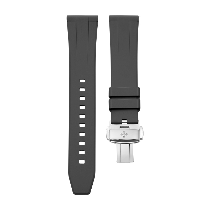 Dây Cao Su Màu Đen Dòng Phổ Thông Đa Dụng Khóa Đơn 18mm-24mm (Kích Thước Tiêu Chuẩn) - Version 2