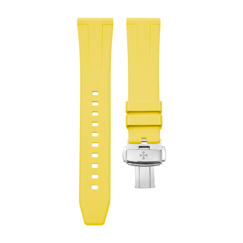 Dây Cao Su Màu Vàng Dòng Phổ Thông Đa Dụng Khóa Đơn 18mm-24mm (Kích Thước Tiêu Chuẩn) - Version 2