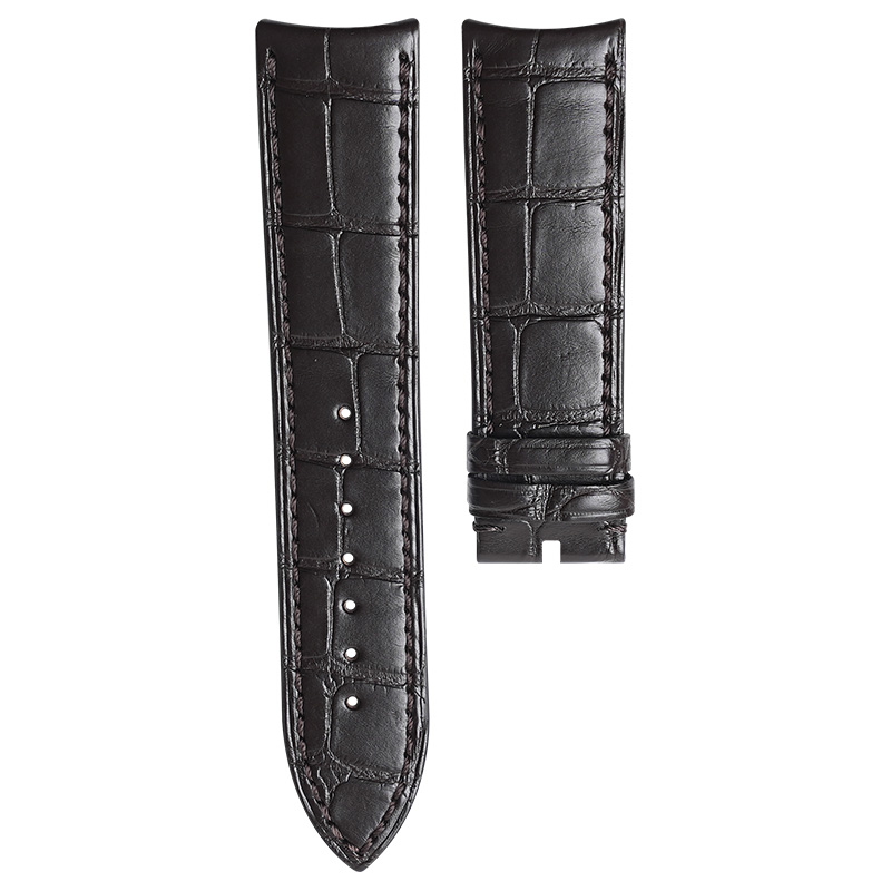 Dây Da Cá Sấu Màu Nâu Cho Piaget Black Tie GOA34022