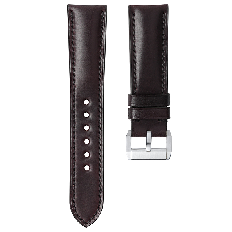 Dây Da Màu Nâu Đậm Cho Horween Cordovan Cao Cấp