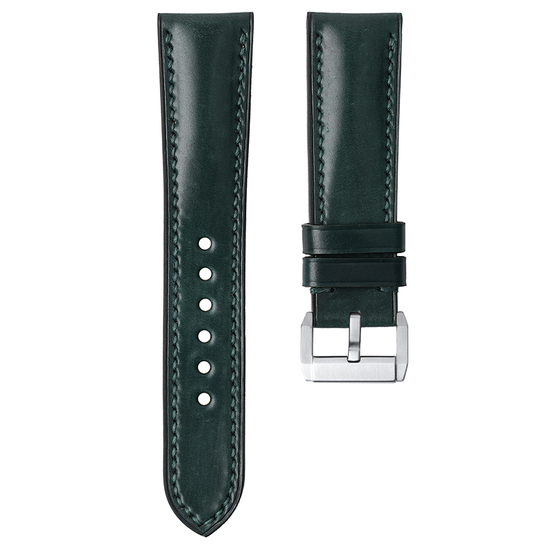 Dây Da Màu Xanh Lá Cho Horween Cordovan Cao Cấp