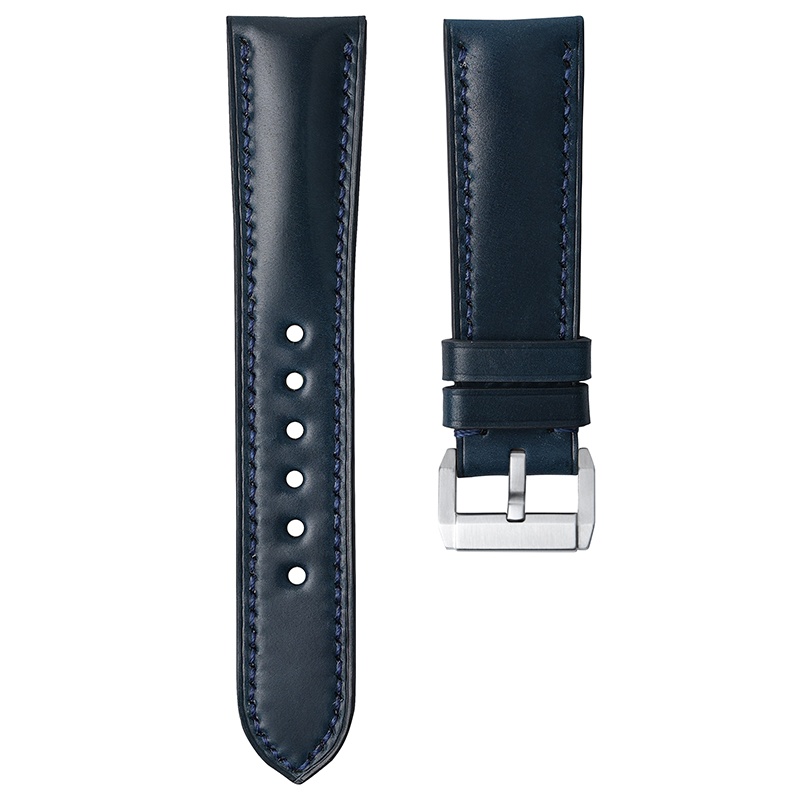 Dây Da Màu Xanh Dương Cho Horween Cordovan Cao Cấp