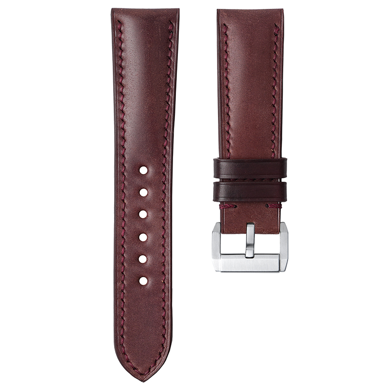 Dây Da Màu Đỏ Nâu Cho Horween Cordovan Cao Cấp