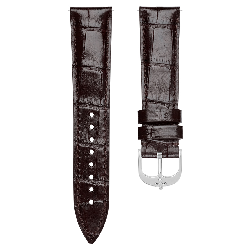 Dây Da Đa Dụng Ý Màu Nâu Cho Đồng Hồ Size 18.19.20.21.22.23mm