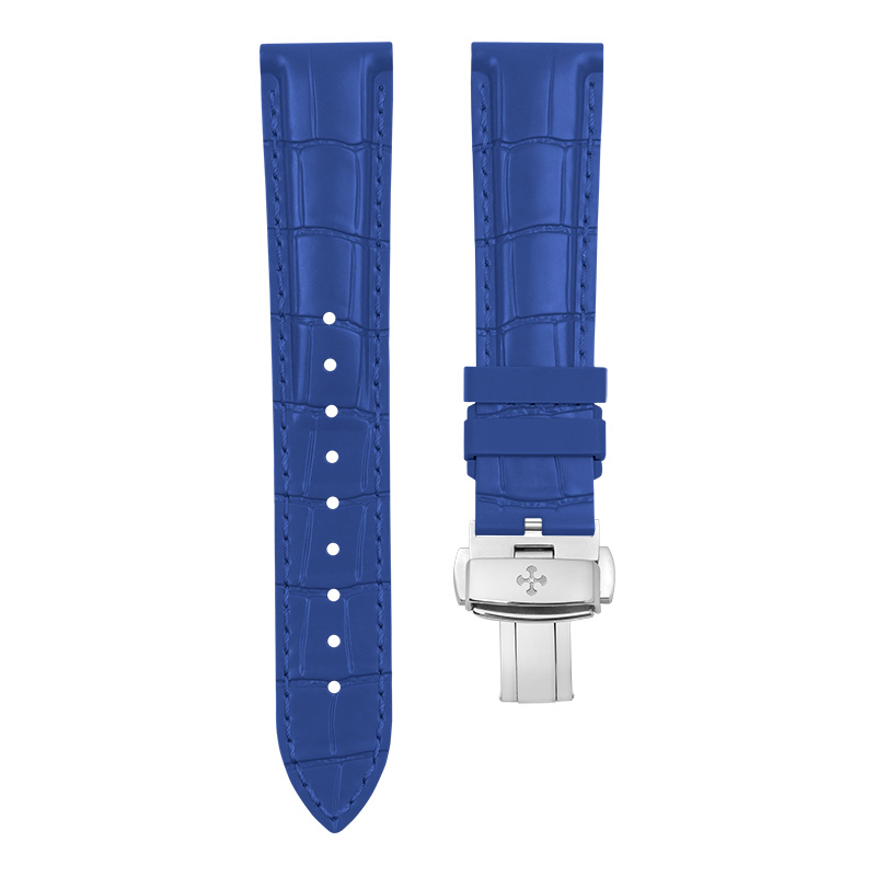 Dây Đa Dụng Màu Xanh Dương Vân Cá Sấu 19~23mm