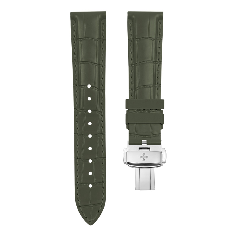 Dây Đa Dụng Màu Xanh Lá Vân Cá Sấu 19~23mm