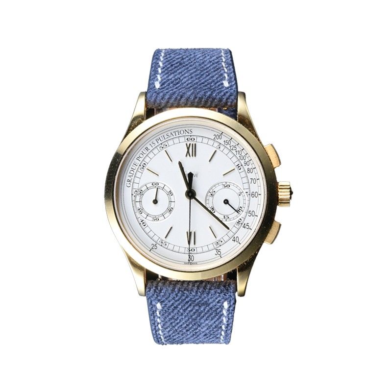 jeans calfskin leather strap for patek philippe complications lugs size 19mm 20mm 21mm