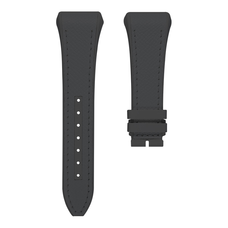 Dây Da Đệm Cao Su Màu Đen Cho Franck Muller Vanguard V41 Man
