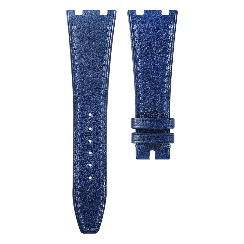 Dây Da Màu Xanh Dương Xám Cho AP 15400OR.15500OR.26239OR.26331OR.26240OR. 41mm