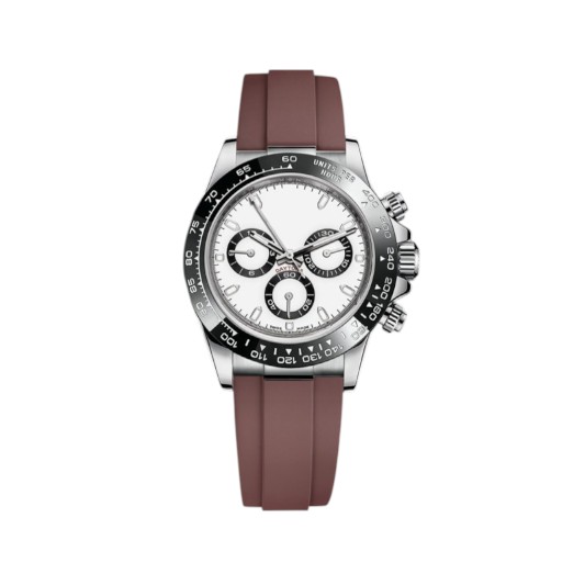 Dây Cao Su Màu Nâu Cho Rolex Daytona 126500 Kèm Endlink Và Khóa (Oysterflex) 3 Dây Cao Su Màu Nâu Cho Rolex Daytona 126500 Kèm Endlink Và Khóa (Oysterflex) - Ảnh 3