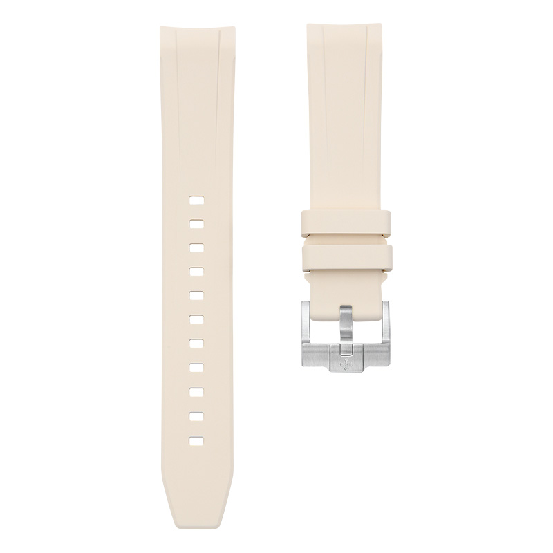 Dây Cao Su Màu Trắng Cho Grand Seiko Elegance SBGR261G 39.5mm