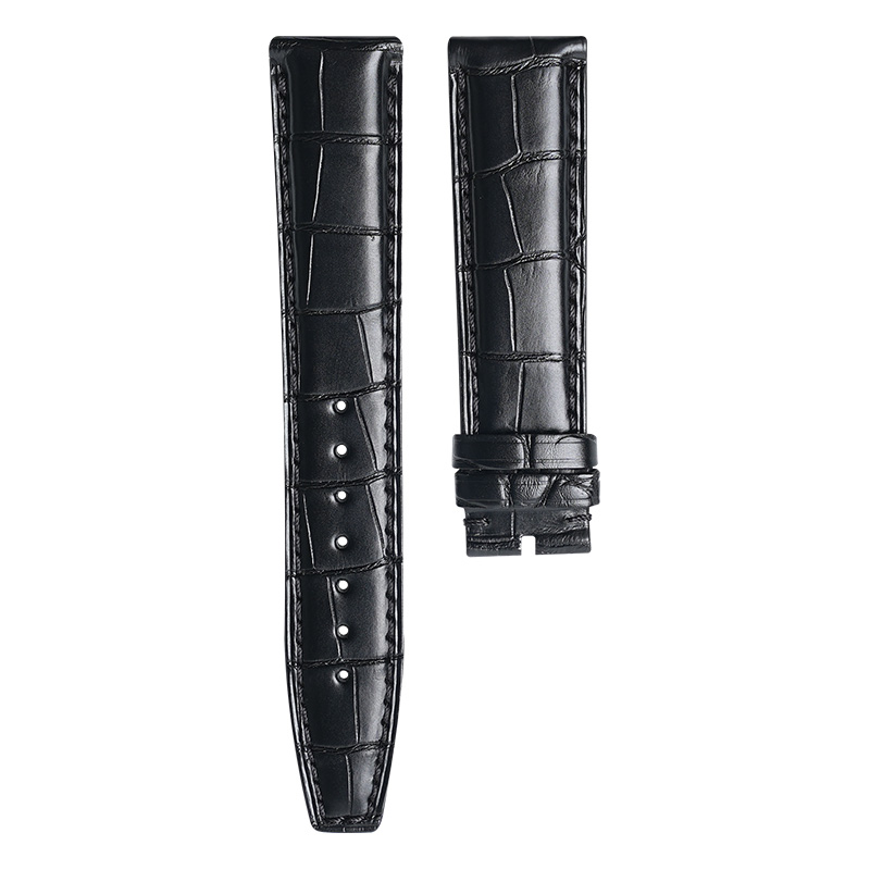 Dây Da Cá Sấu Màu Nâu Đậm Cho IWC Portugieser IW358401 40mm