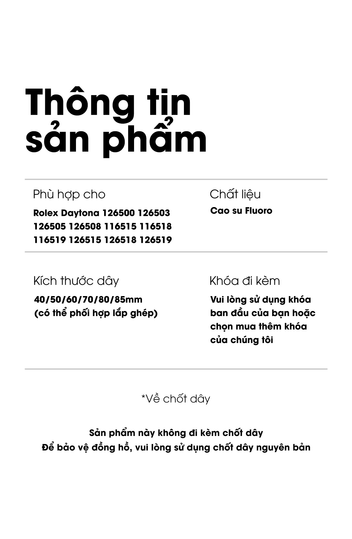 thong tin ky thuat rolex 30