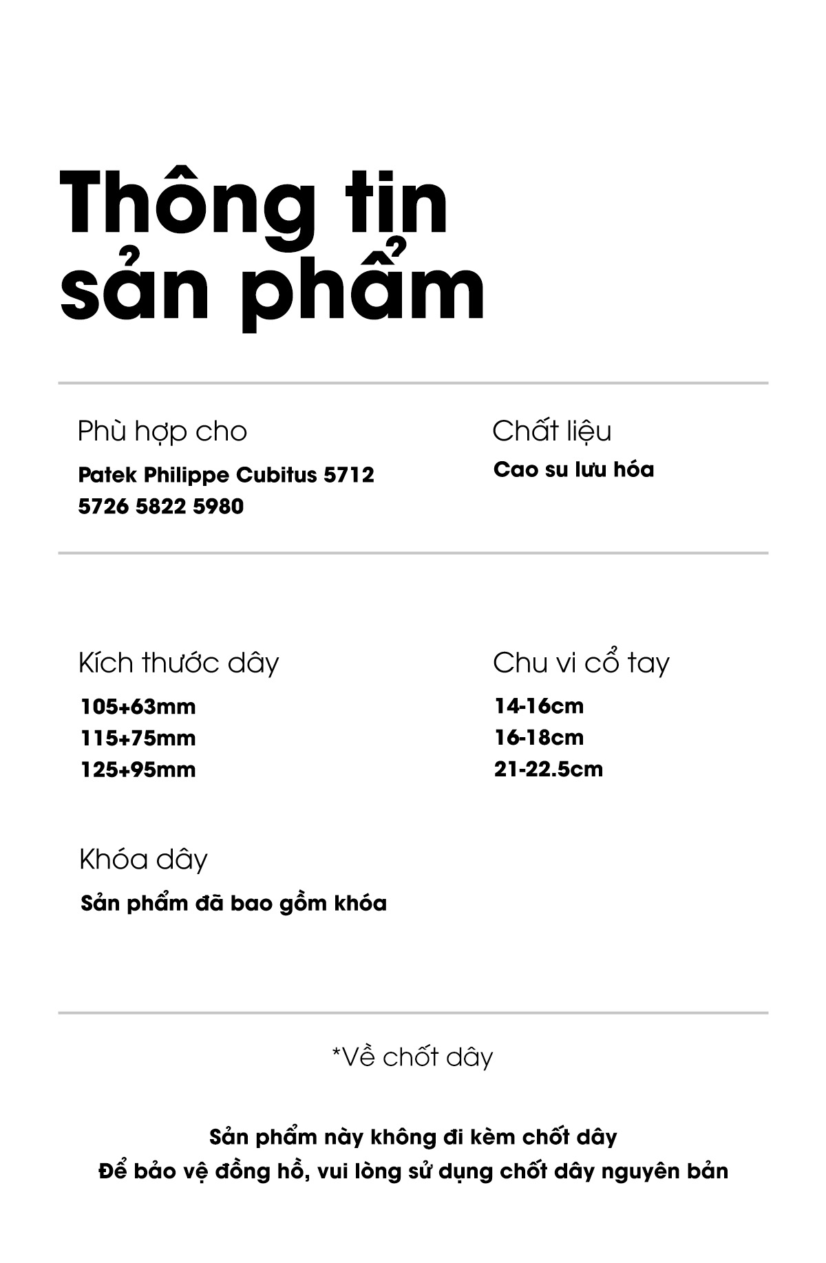 thong tin san pham patek31