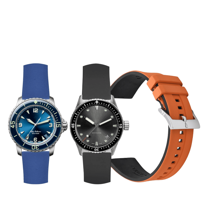 two tone universal rubber strap 1