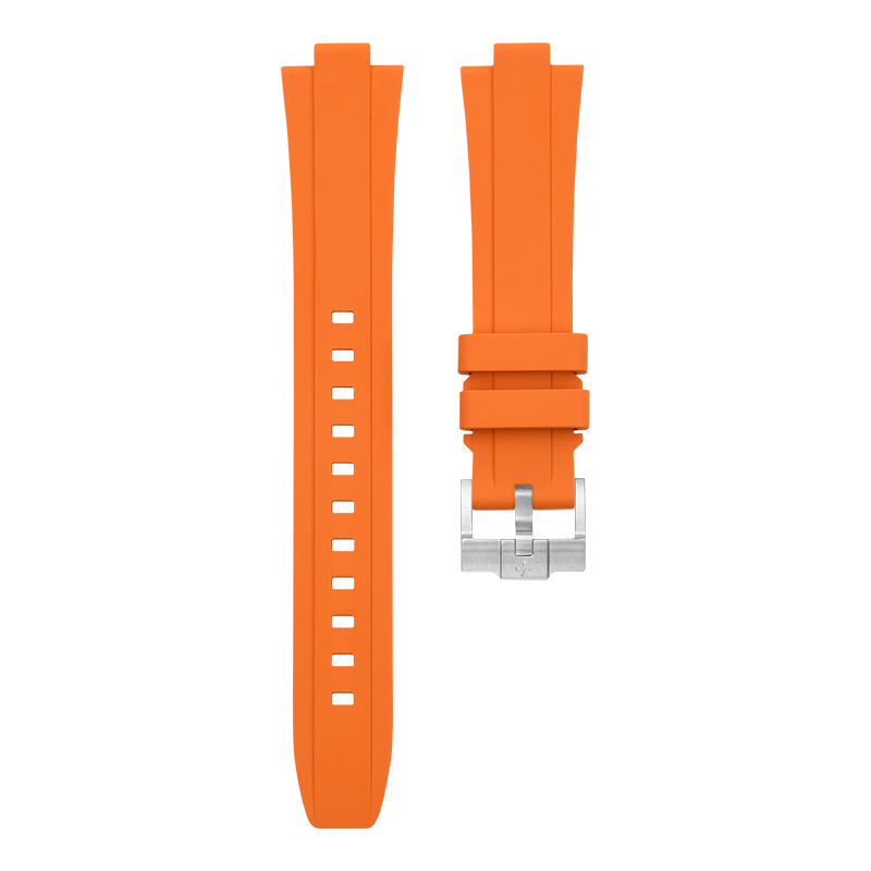 Dây Cao Su Màu Màu Cam Cho Tudor 1958 39mm Khóa Đơn (Dùng Endlink Bằng Thép Nguyên Bản)