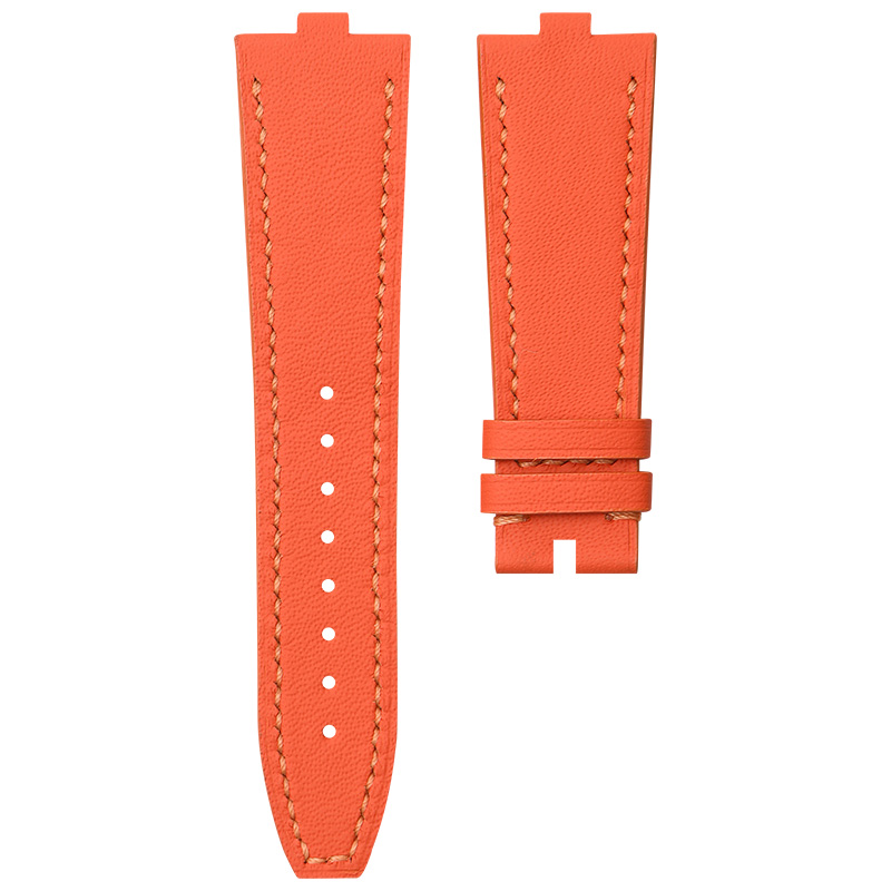 Dây Da Màu Cam Tangerine Cho Vacheron Constantin Overseas 4500V.5500V.7900V