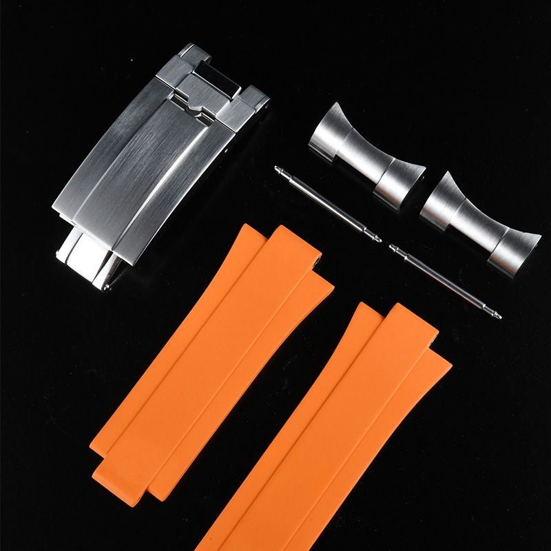 Dây Cao Su Màu Cam Cho Tudor Black Bay 54 37mm 3 Dây Cao Su Màu Cam Cho Tudor Black Bay 54 37mm - Ảnh 3