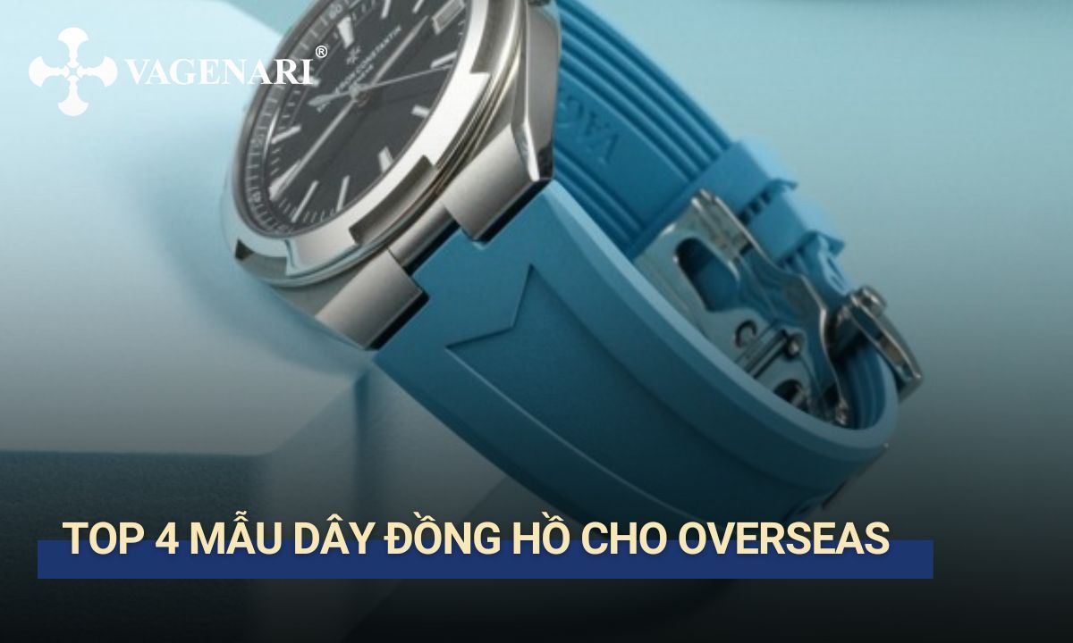 dây cao su đồng hồ vacheron constantin overseas
