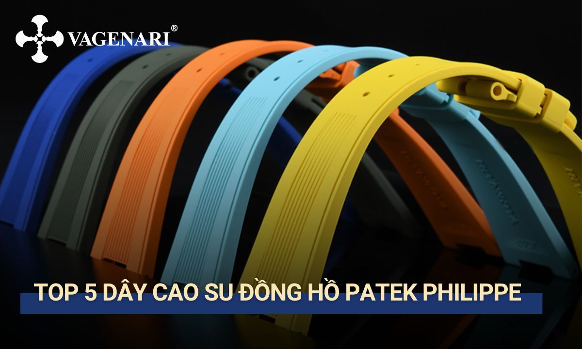 dây cao su dành cho đồng hồ patek philippe