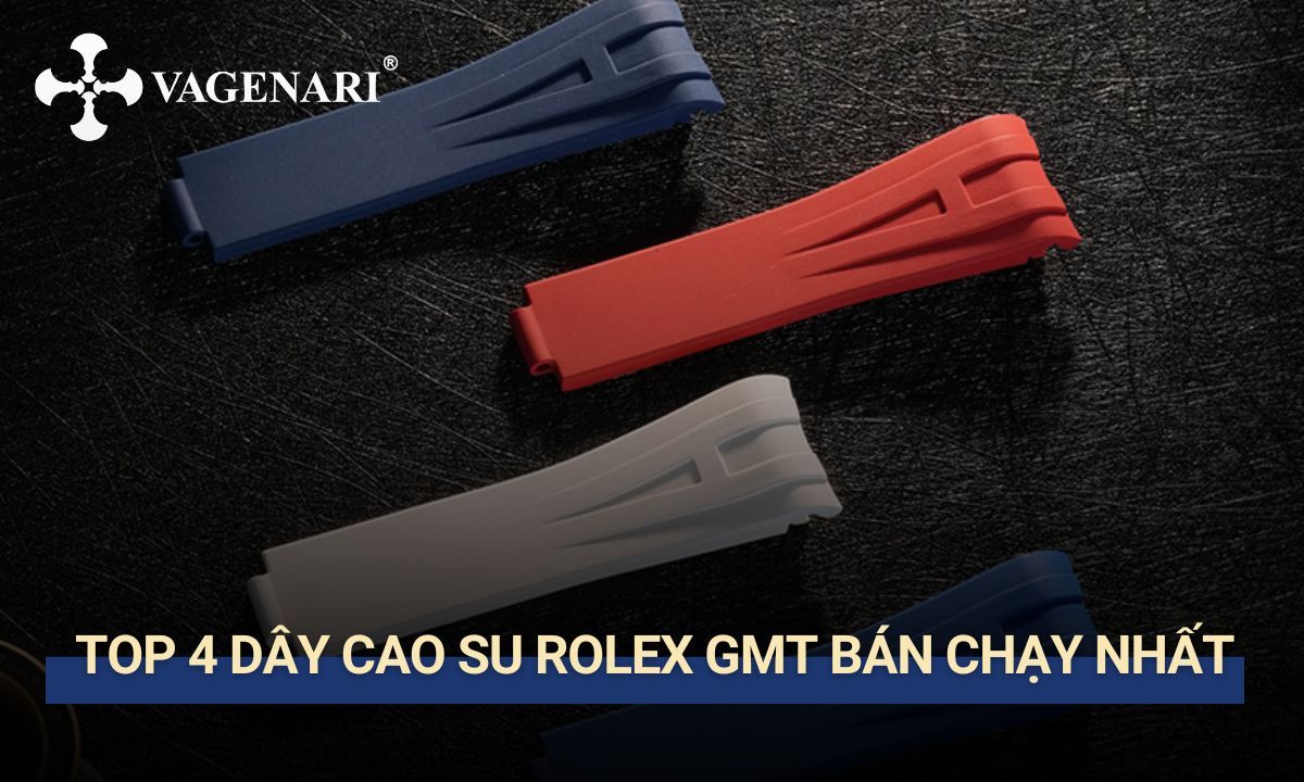 dây cao su đồng hồ rolex gmt master