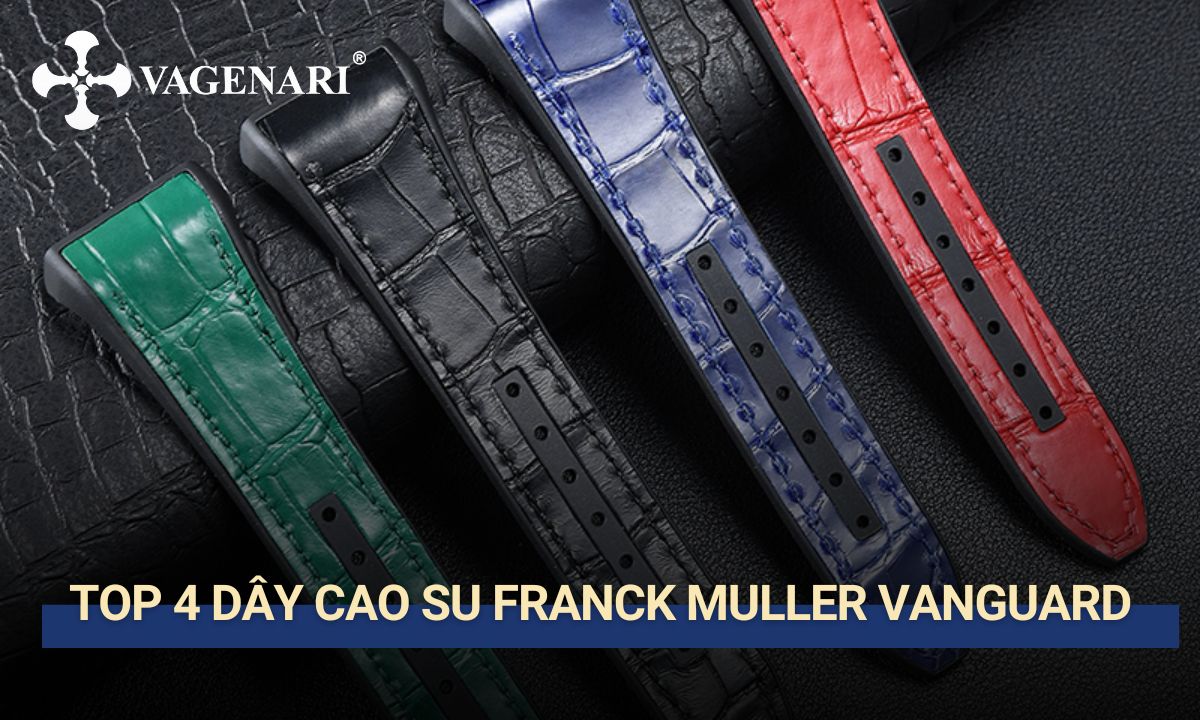 dây cao su đồng hồ franck muller vanguard