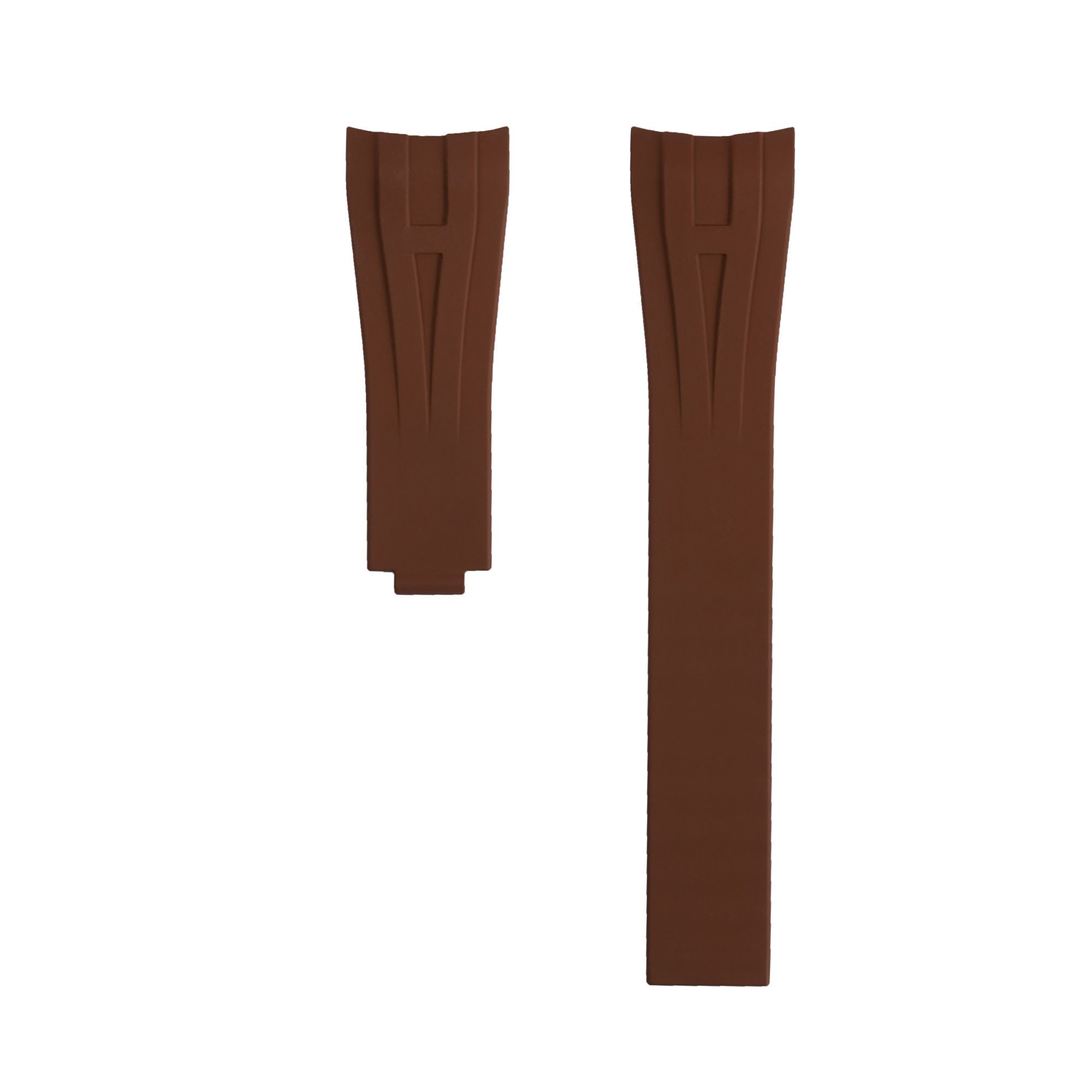 Dây Cao Su Màu Nâu Cho Rolex GMT 126710 .126720