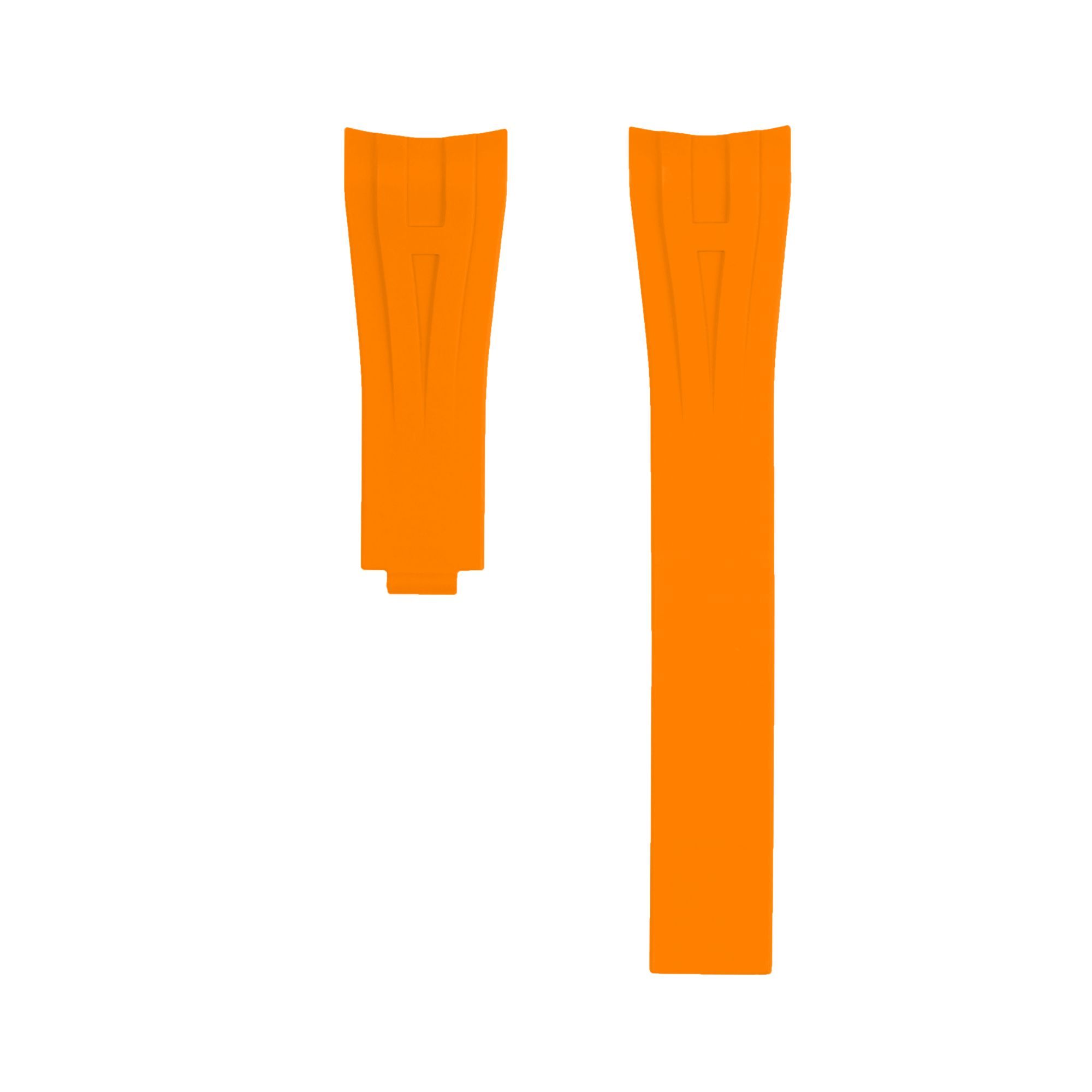 Dây Cao Su Màu Cam Cho Rolex GMT 126710 .126720