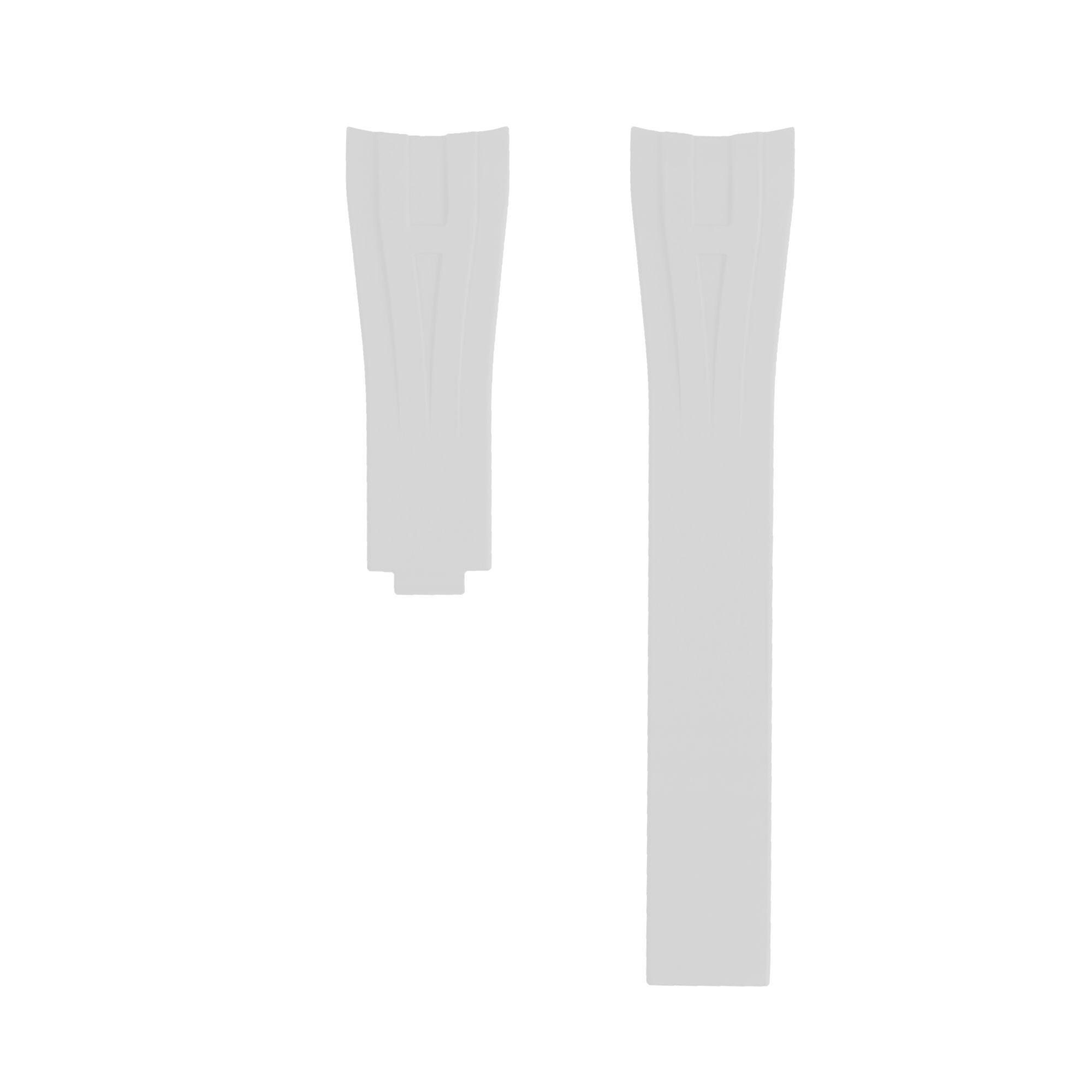 Dây Cao Su Màu Trắng Cho Rolex GMT 126710 .126720