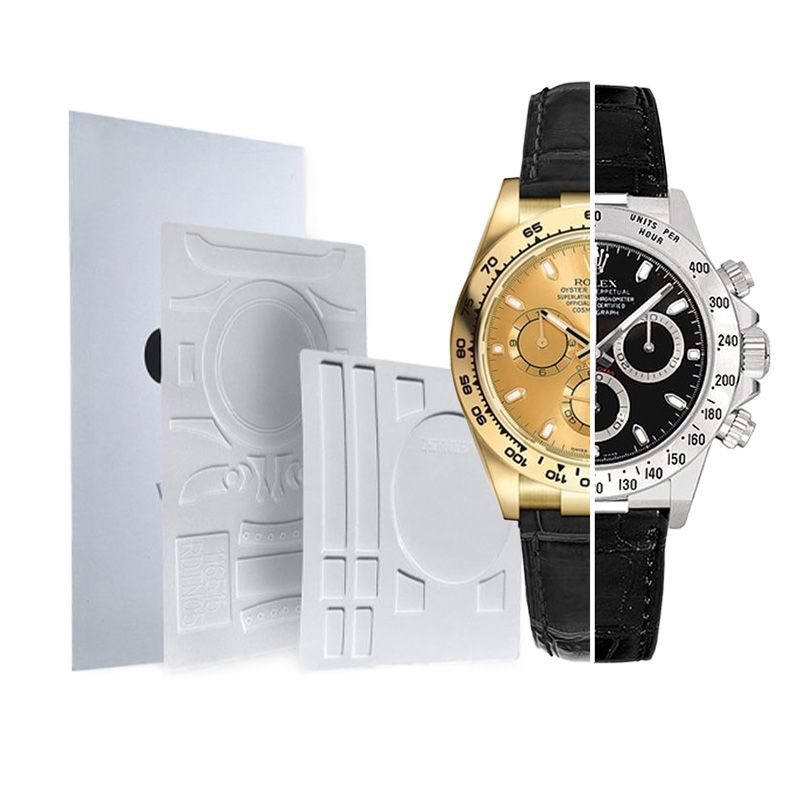 film bao ve cho rolex daytona ref 116518 116519 leather strap white gold yellow gold