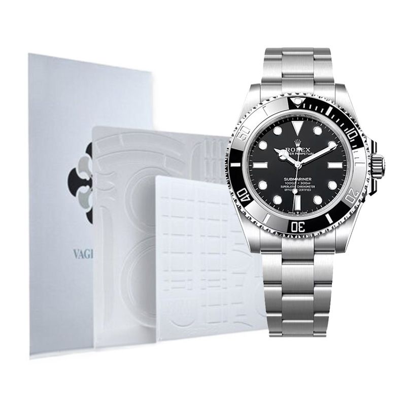 film bao ve cho rolex submariner 41mm ceramic bezel glidelock clasp ref 124060 steel all metals 2020–present
