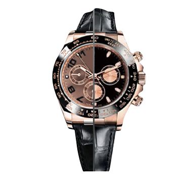 for rolex daytona ref 116515 leather strap rose gold