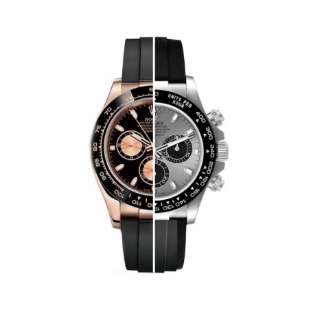 for rolex daytona rubber strap models ref 116515 116518 116519