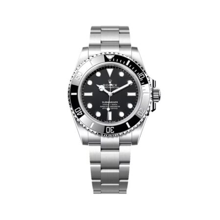 for rolex submariner 41mm ceramic bezel glidelock clasp ref 124060 steel all metals 2020–present