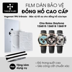 Film dán PPF TPU Vagenari S-Grade cho Rolex Daytona dây cao su 126515 126518 126519