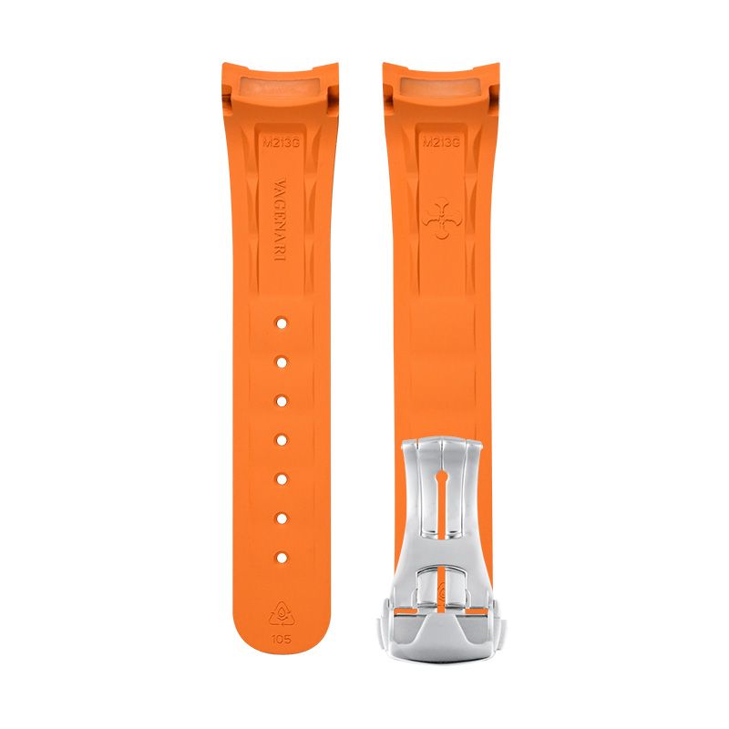 Dây Cao Su Màu Cam Cho Omega Seamaster Aqua Terra 150M 43mm Woldtimer 2 Dây Cao Su Màu Cam Cho Omega Seamaster Aqua Terra 150M 43mm Woldtimer - Ảnh 2