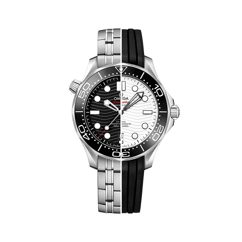 day cho omega seamaster moi diver 300m 42mm lich 6h 2018 present