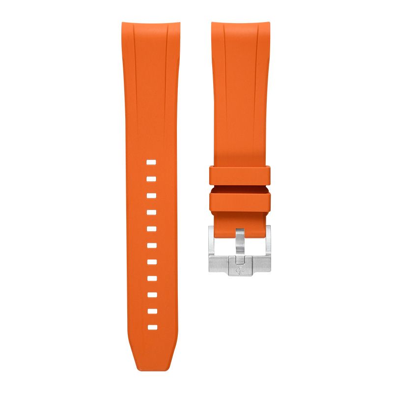 Dây Cao Su Màu Cam Cho Omega Seamaster Diver 300m 42mm Ô Lịch 6h [New Design]
