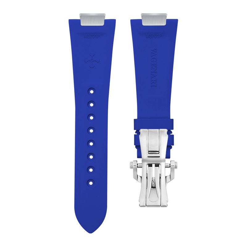 Dây Cao Su Màu Xanh Royal Cho Patek Philippe 5711 Mẫu dây kim loại (Khóa + Endlink) 2 Dây Cao Su Màu Xanh Royal Cho Patek Philippe 5711 Mẫu dây kim loại (Khóa + Endlink) - Ảnh 2