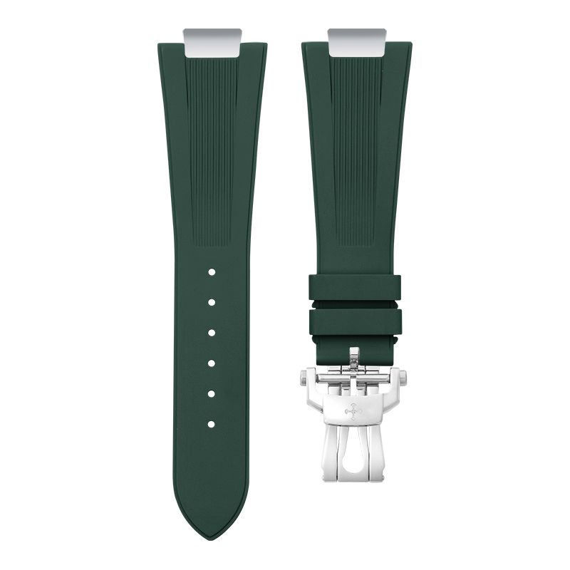 Dây Cao Su Màu Xanh Quân Đội Cho Patek Philippe 5711 Mẫu dây kim loại (Khóa + Endlink) 1 Dây Cao Su Màu Xanh Quân Đội Cho Patek Philippe 5711 Mẫu dây kim loại (Khóa + Endlink)