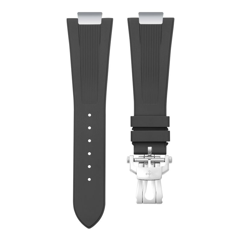 Dây Cao Su Màu Đen Cho Patek Philippe 5711 Mẫu dây kim loại (Khóa + Endlink)