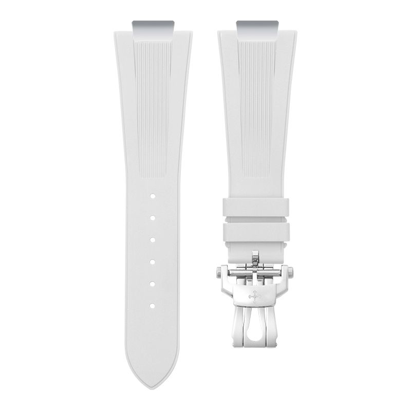 Dây Cao Su Màu Trắng Cho Patek Philippe 5711 Mẫu dây kim loại (Khóa + Endlink)